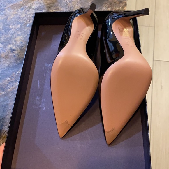 BNIB authentic Prada patent black heels size 35.5 - Picture 7 of 8